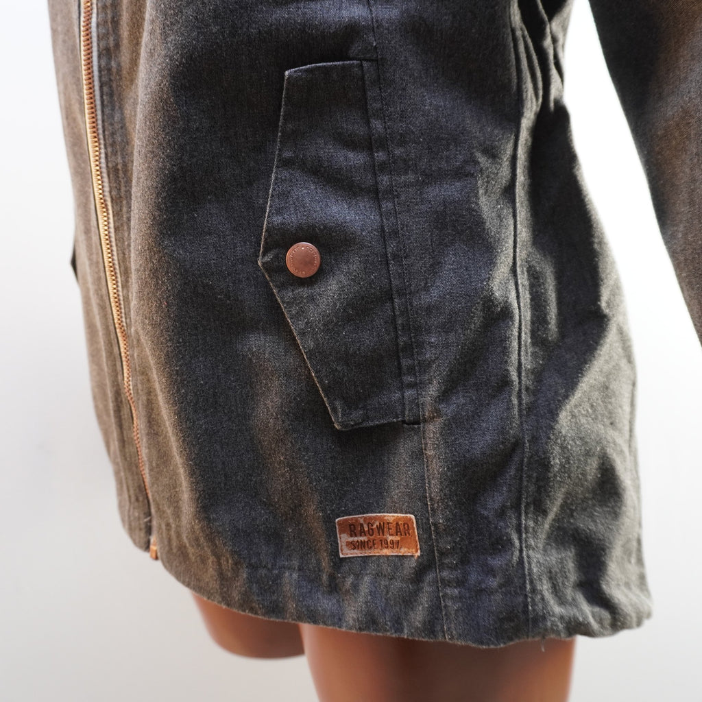 Parka Ragwer para Mujer Usada - Gris, M