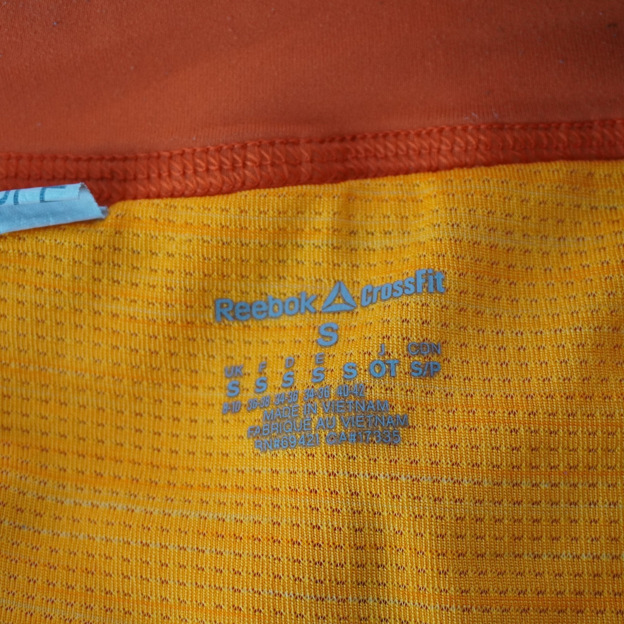 Bermudas Reebok para Mujer Usadas - Naranja, S