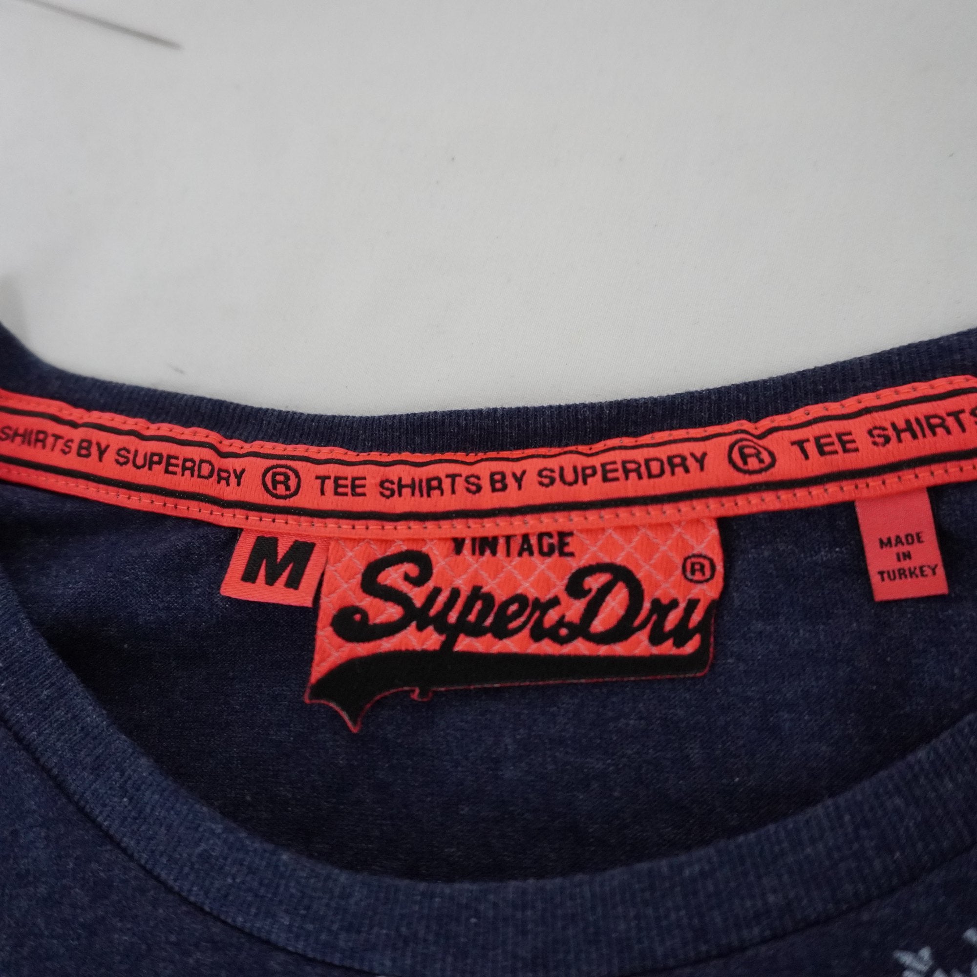 Camiseta Superdry para Mujer Usada - Azul, Mediano (M)