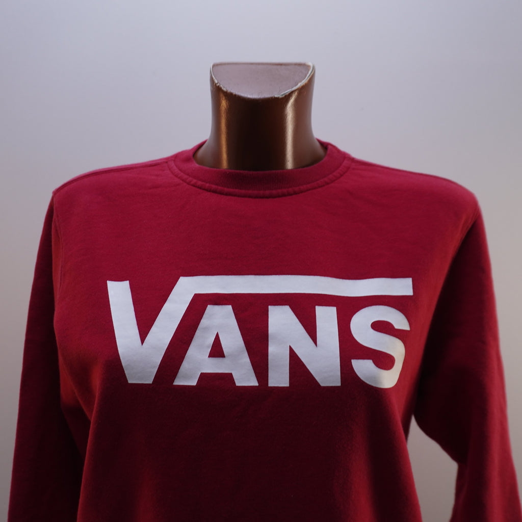 Sudadera con Capucha Vans para Mujer Usada - Roja, XL