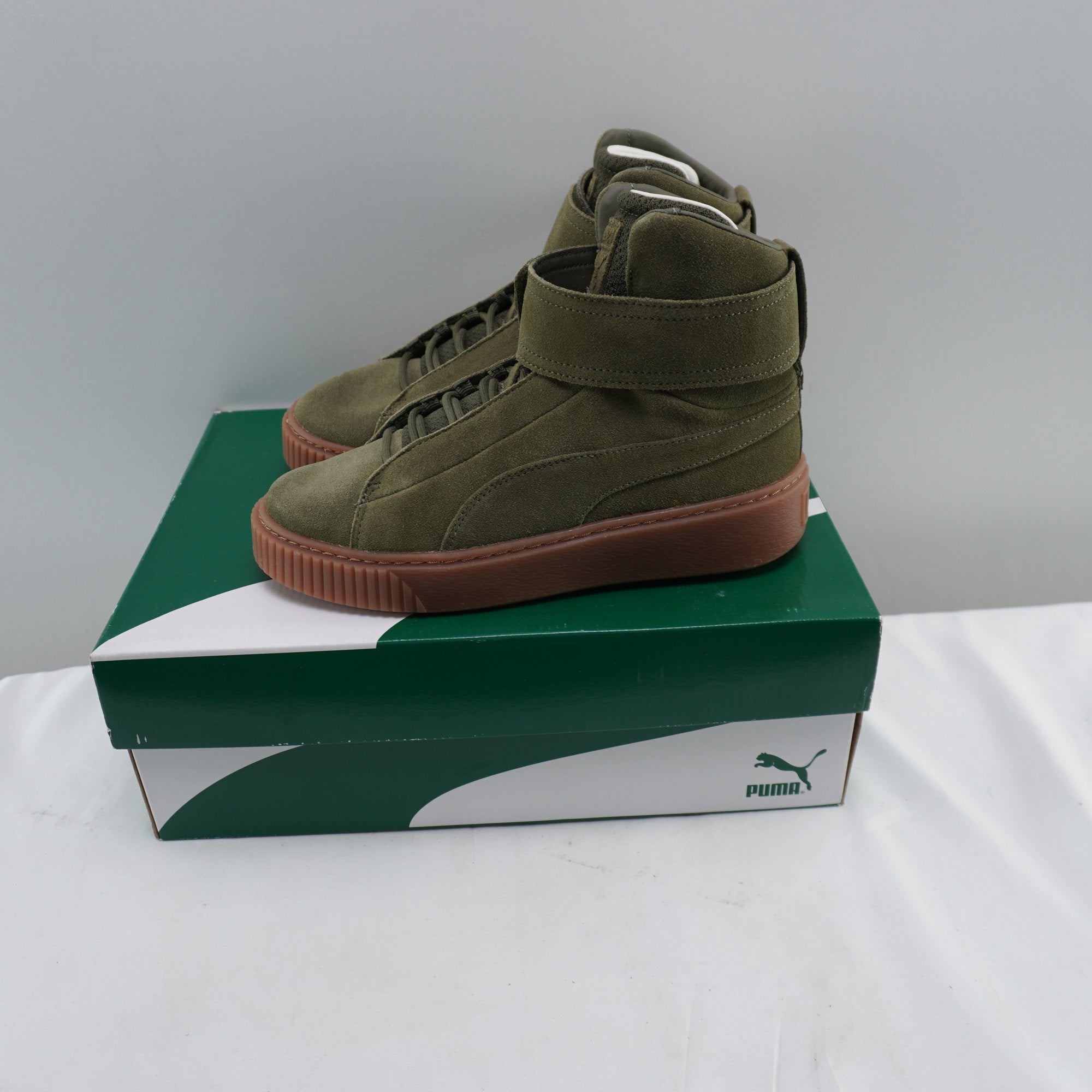 Zapatillas Puma para Mujer Usadas - Verde, Talla 38