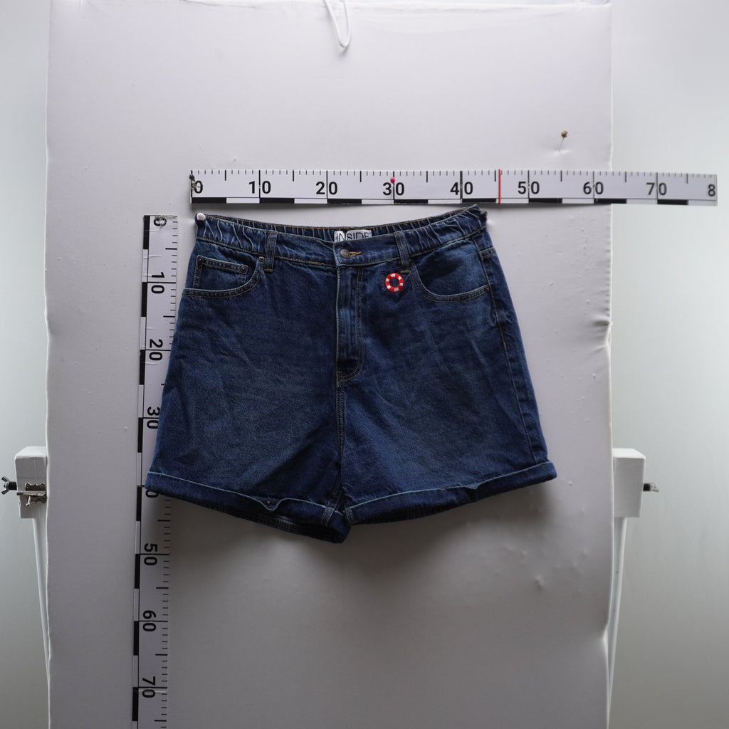 Pantalones Cortos Vaqueros Inside para Mujer Usados - Azul, XL