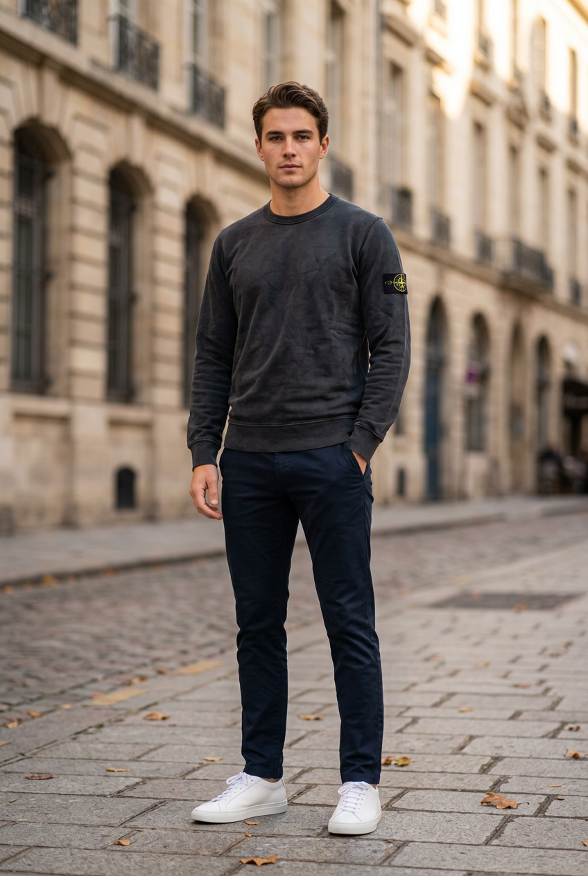 Stone Island Sweatshirt für Herren Gebraucht – Grau, M