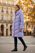 Gebrauchter Ragwear Parka für Damen - Lila, 6XL