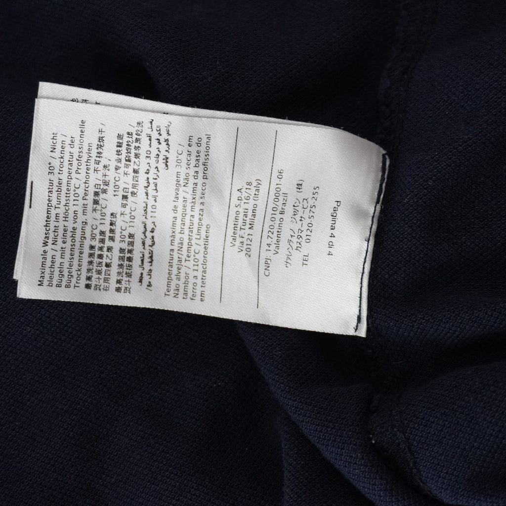 Camiseta de Manga Corta Valentino para Hombre Usada - Azul Marino, XXL