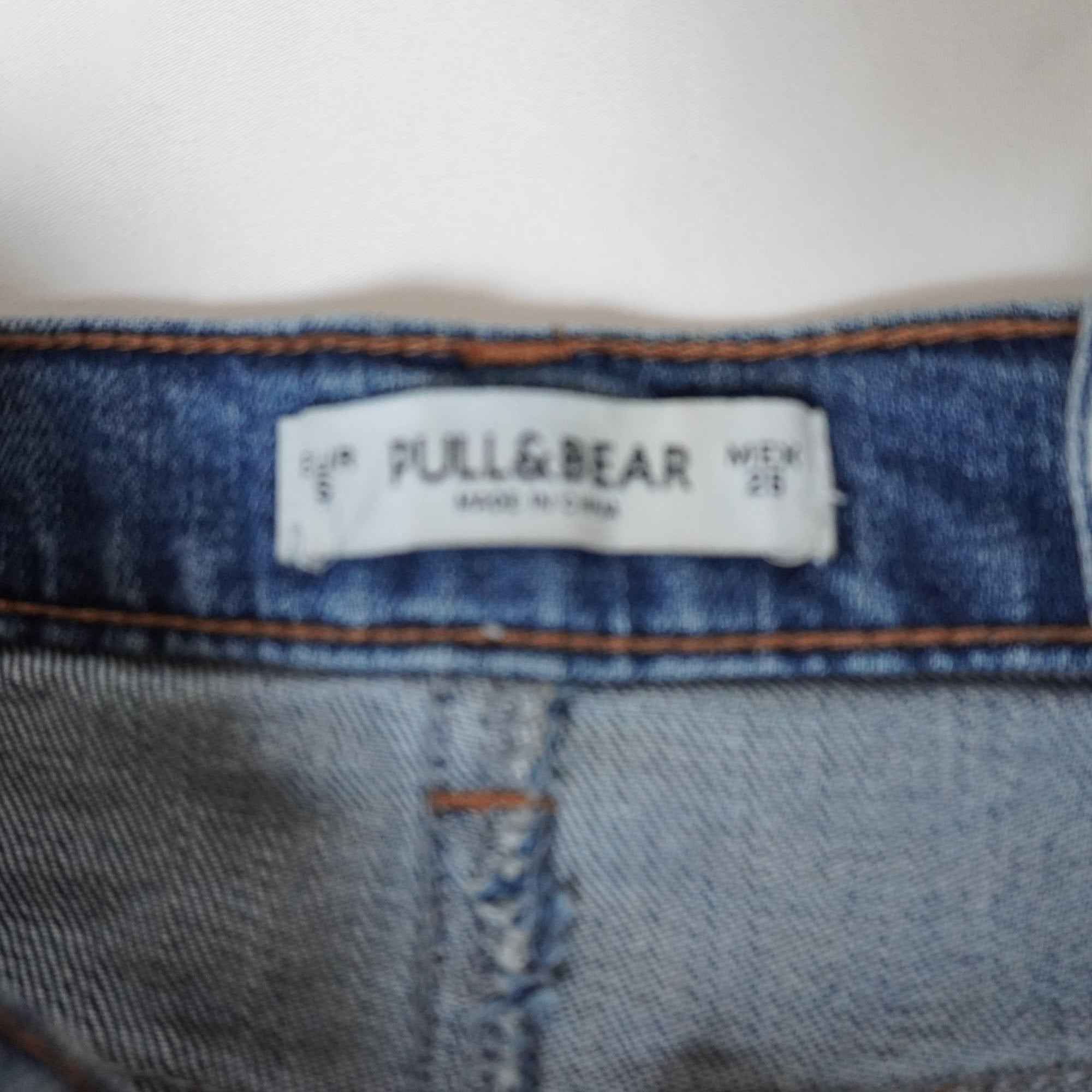 Falda Pull & Bear para Mujer Usada - Azul, S
