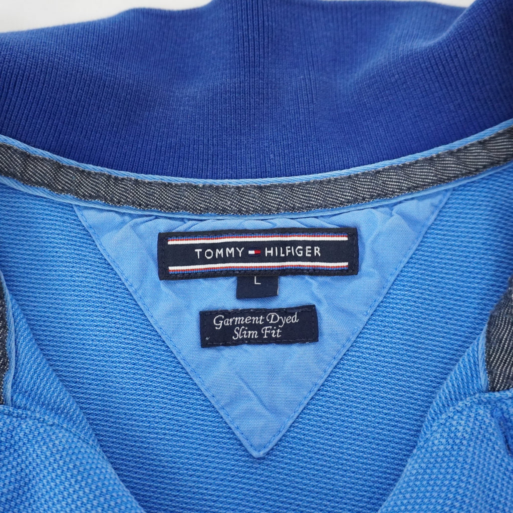 Camiseta de Manga Corta Tommy Hilfiger para Hombre Usada - Azul, L