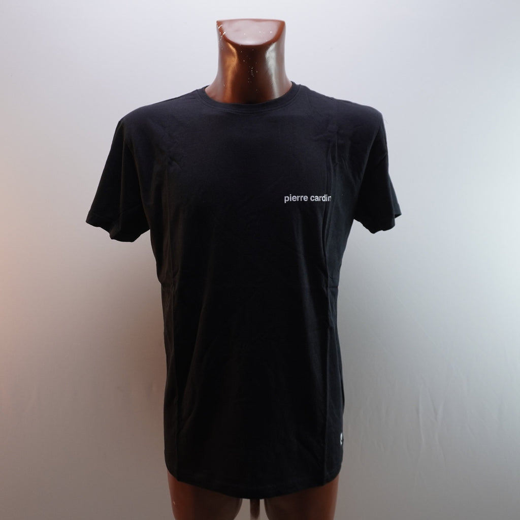 Camiseta de Manga Corta Pierre Cardin para Hombre Usada - Negra, L