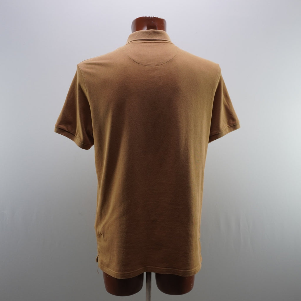 Camiseta de Manga Corta Lyle & Scott para Hombre - Marrón, L (Usada en Muy Buen Estado)