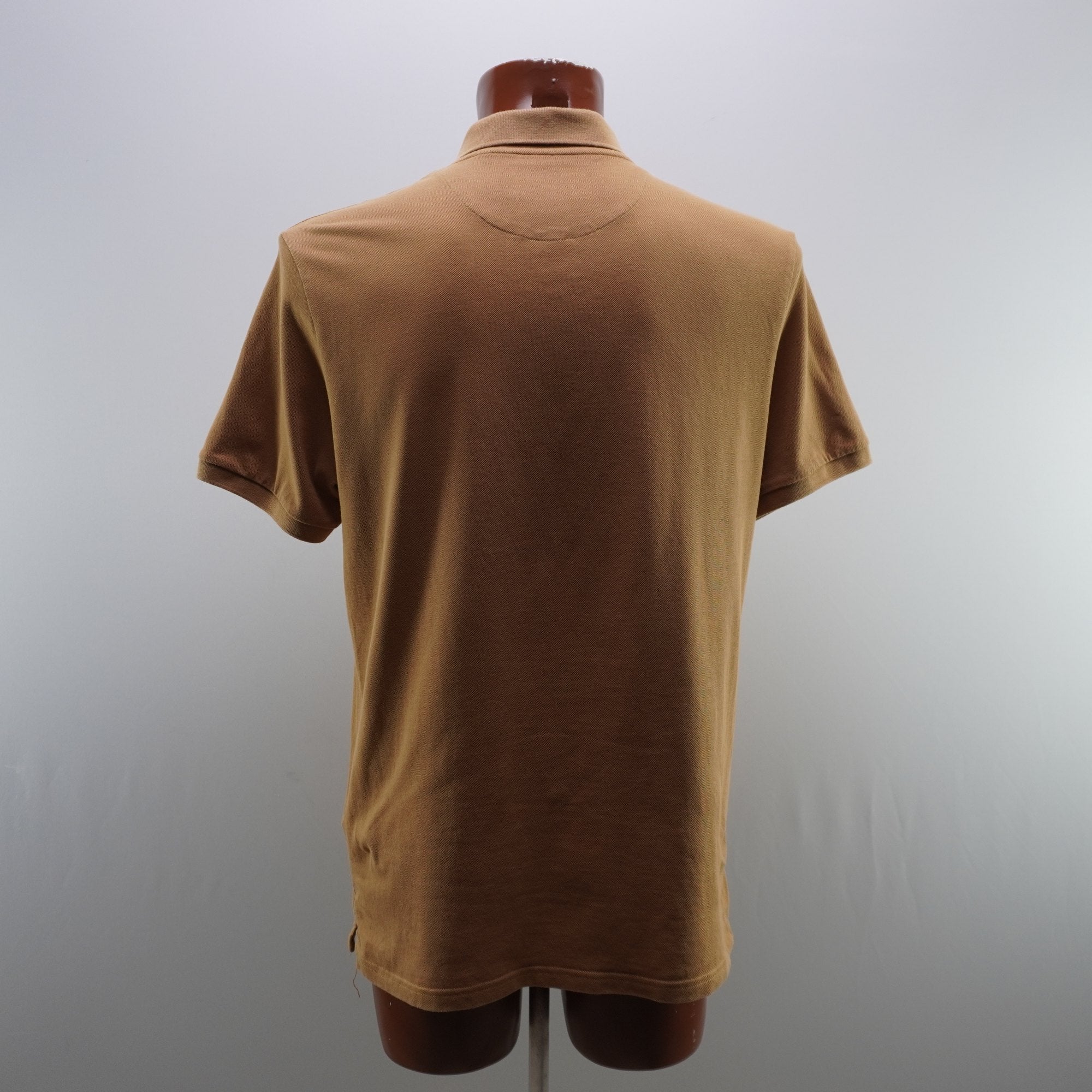 Camiseta de Manga Corta Lyle & Scott para Hombre - Marrón, L (Usada en Muy Buen Estado)