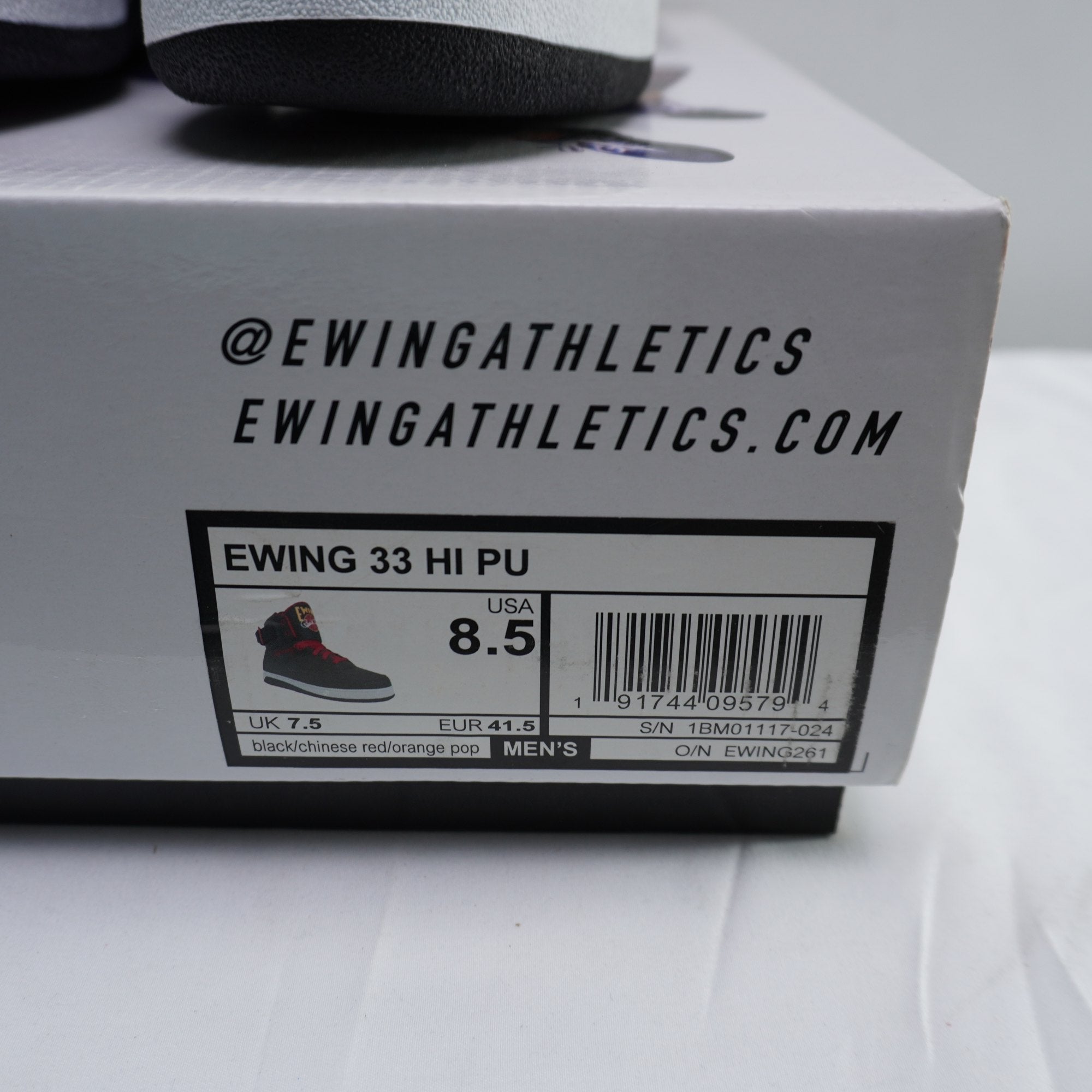 Zapatillas Patrick Ewing 33 para Hombre Usadas - Negro, 41.5