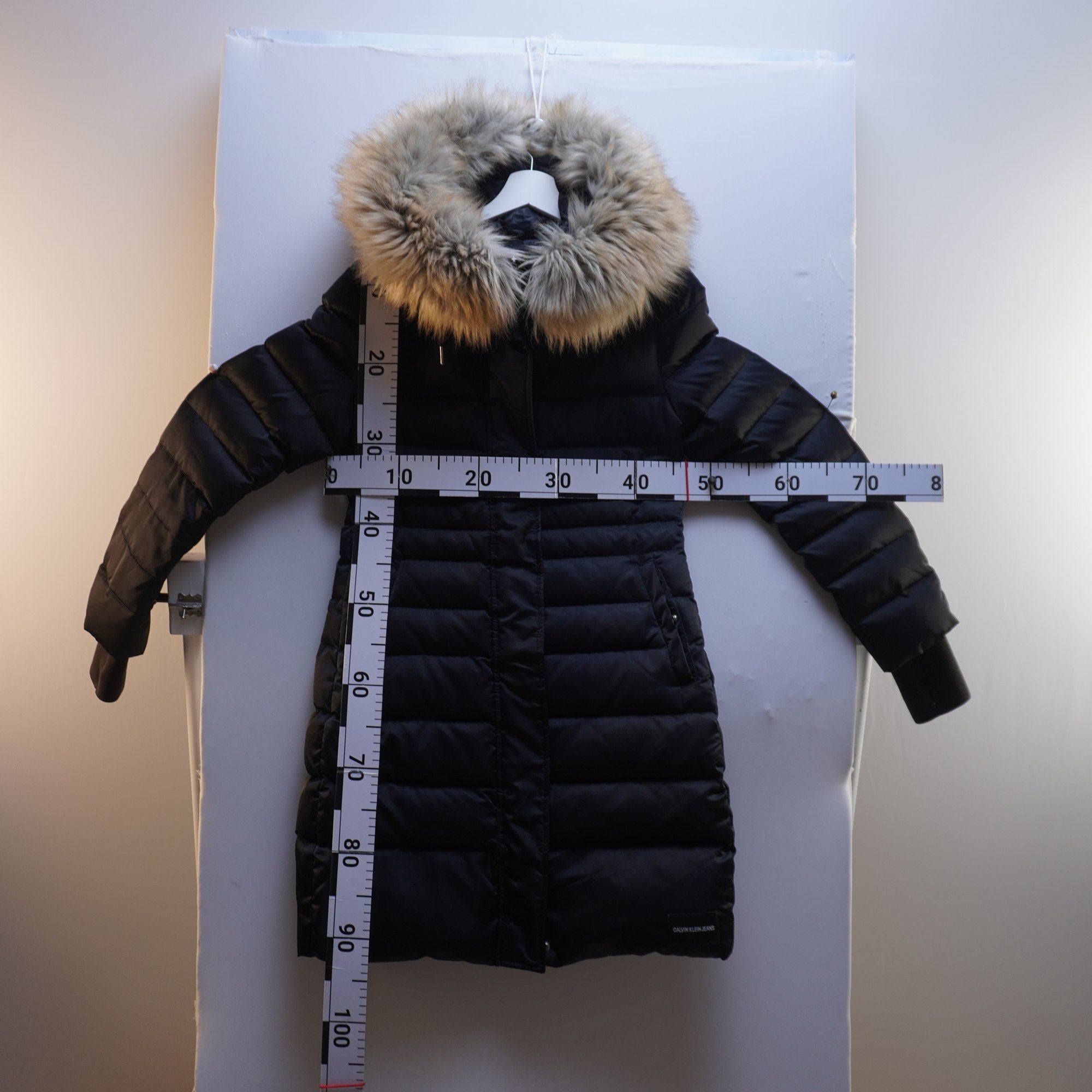 Parkas Calvin Klein para Mujer Usada - Negra, Pequeña (S)
