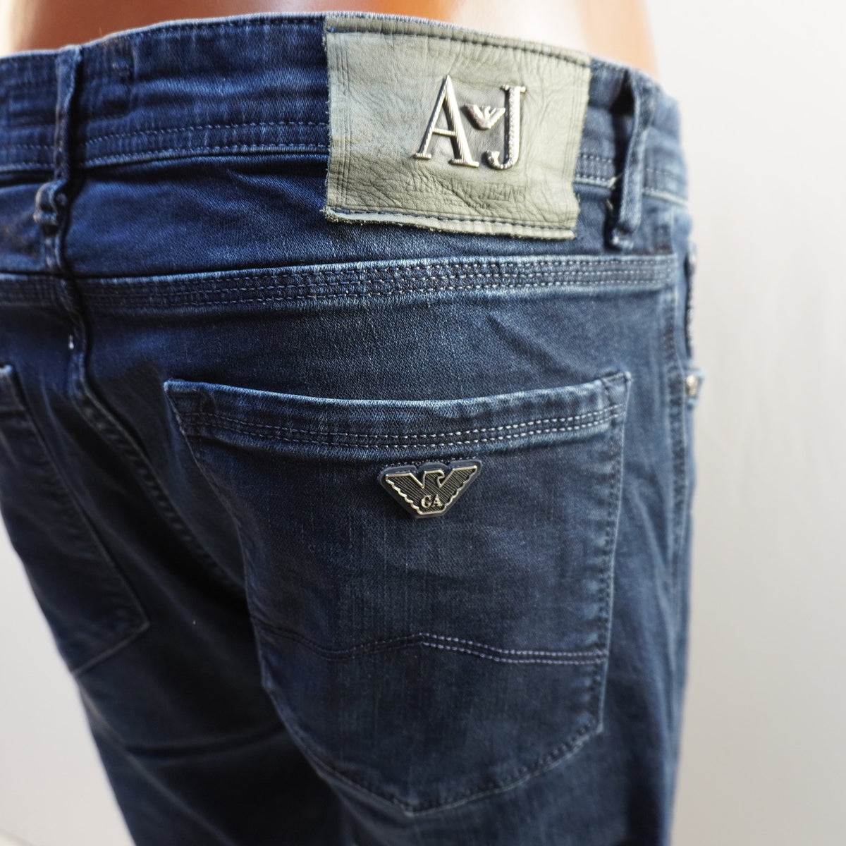 Vaqueros Armani Jeans para Hombre Usados - Azul Marino, XL