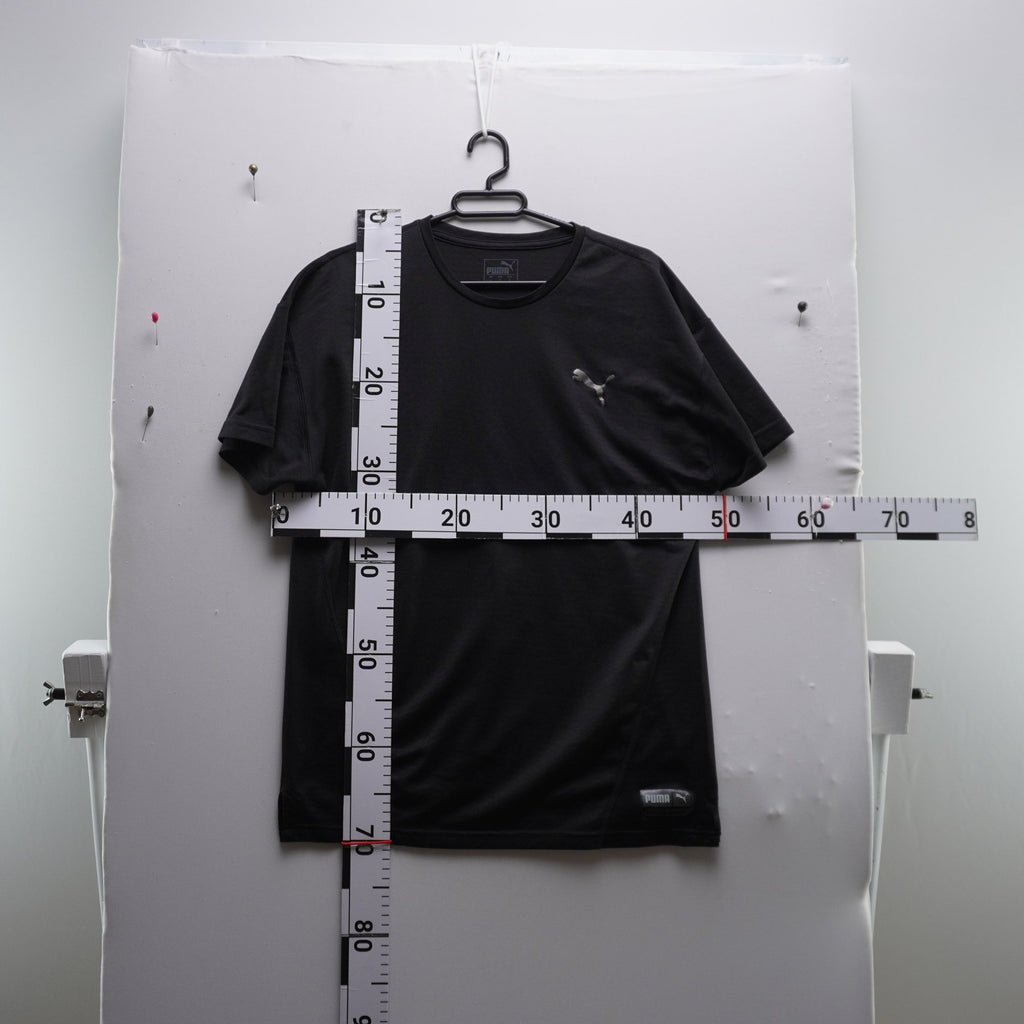 Camiseta de Manga Corta Puma para Hombre Usada - Negra, S