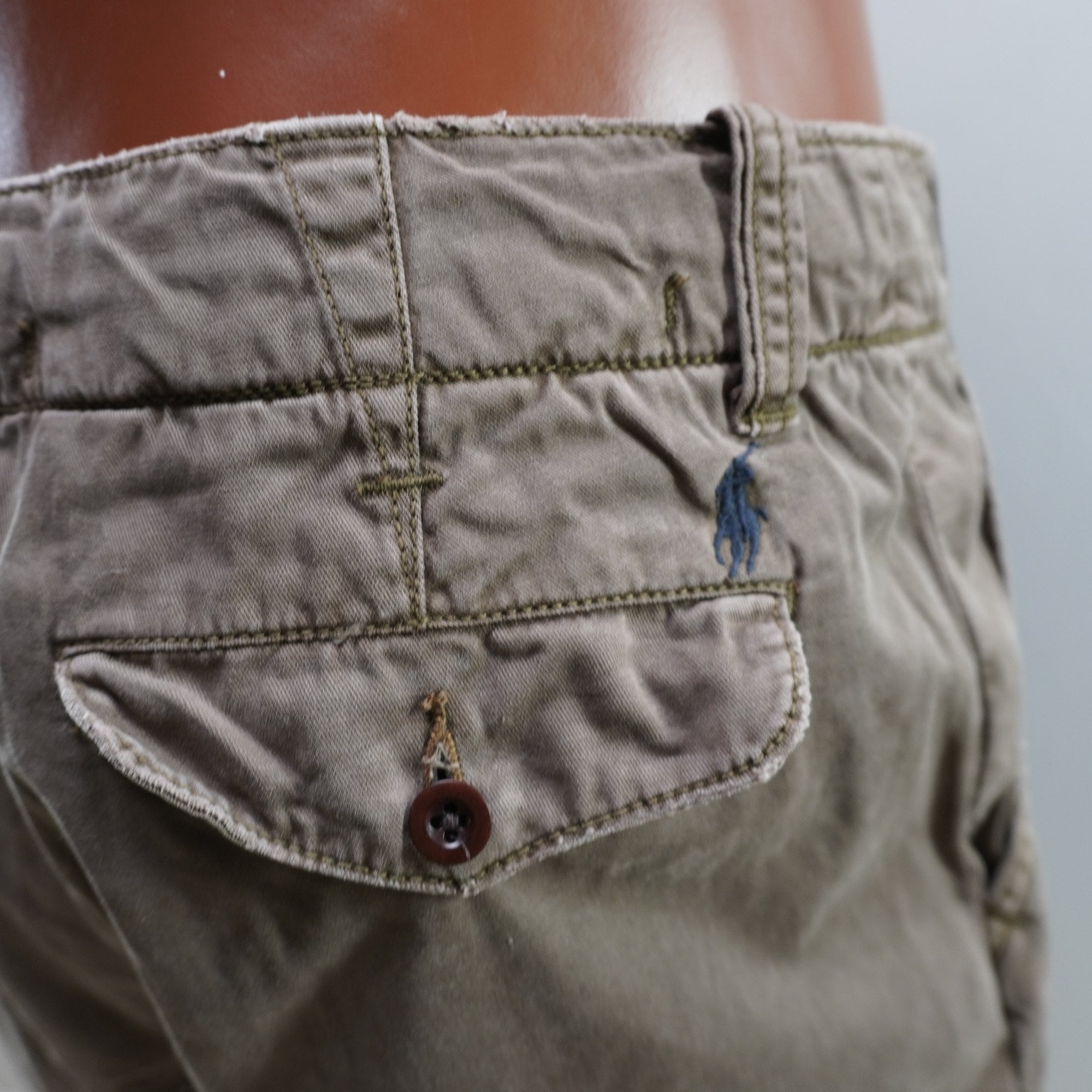Pantalones Cortos Tipo Cargo Polo Ralph Lauren para Mujer Usados - Marrón, L