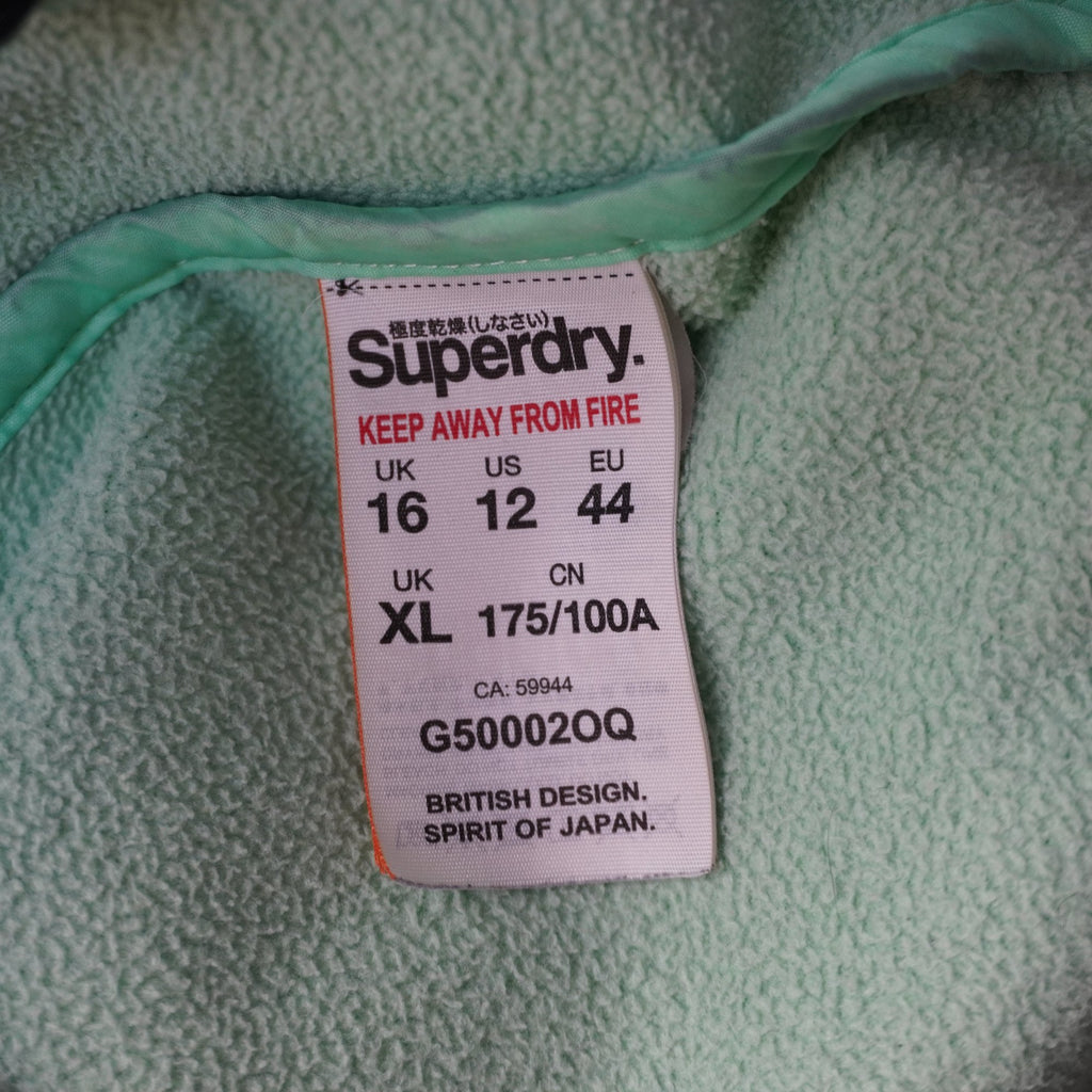 Chaqueta Deportiva Superdry para Mujer Usada - Negra, XXL