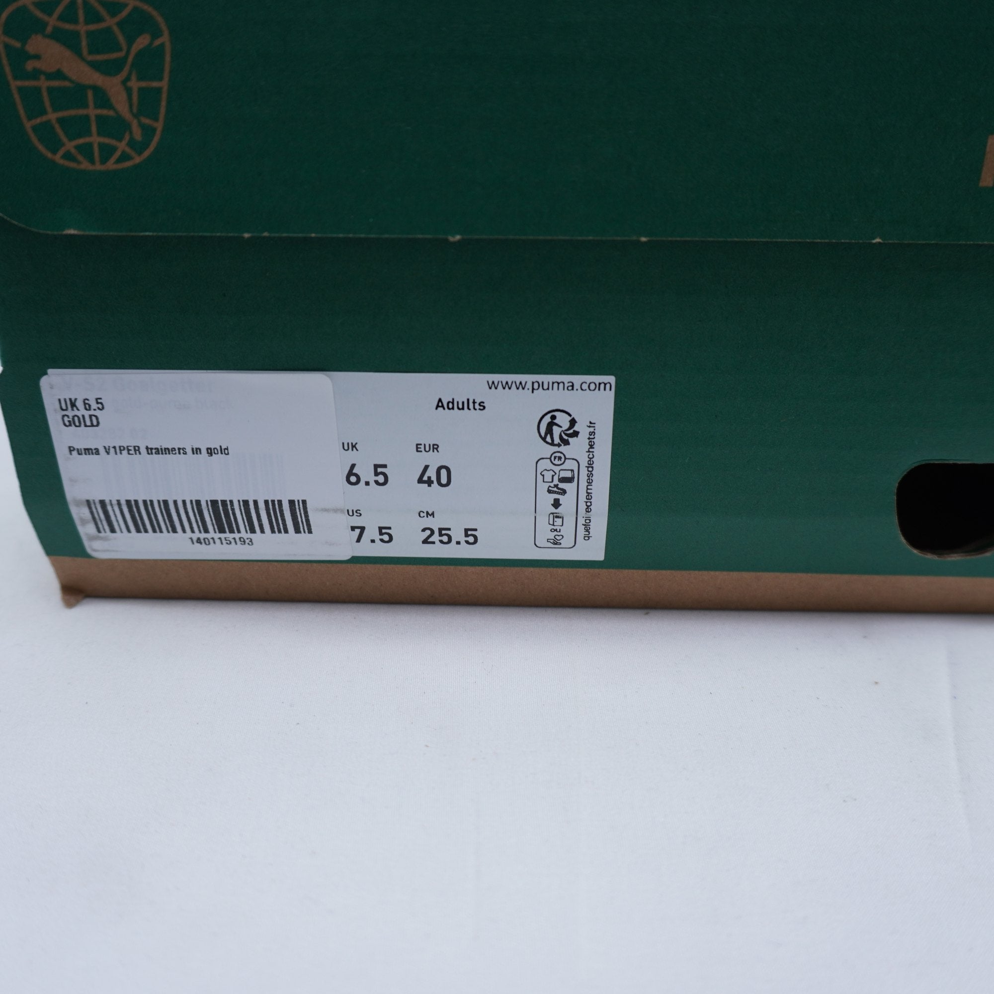 Zapatillas Puma para Hombre Usadas - Dorado, Talla 40