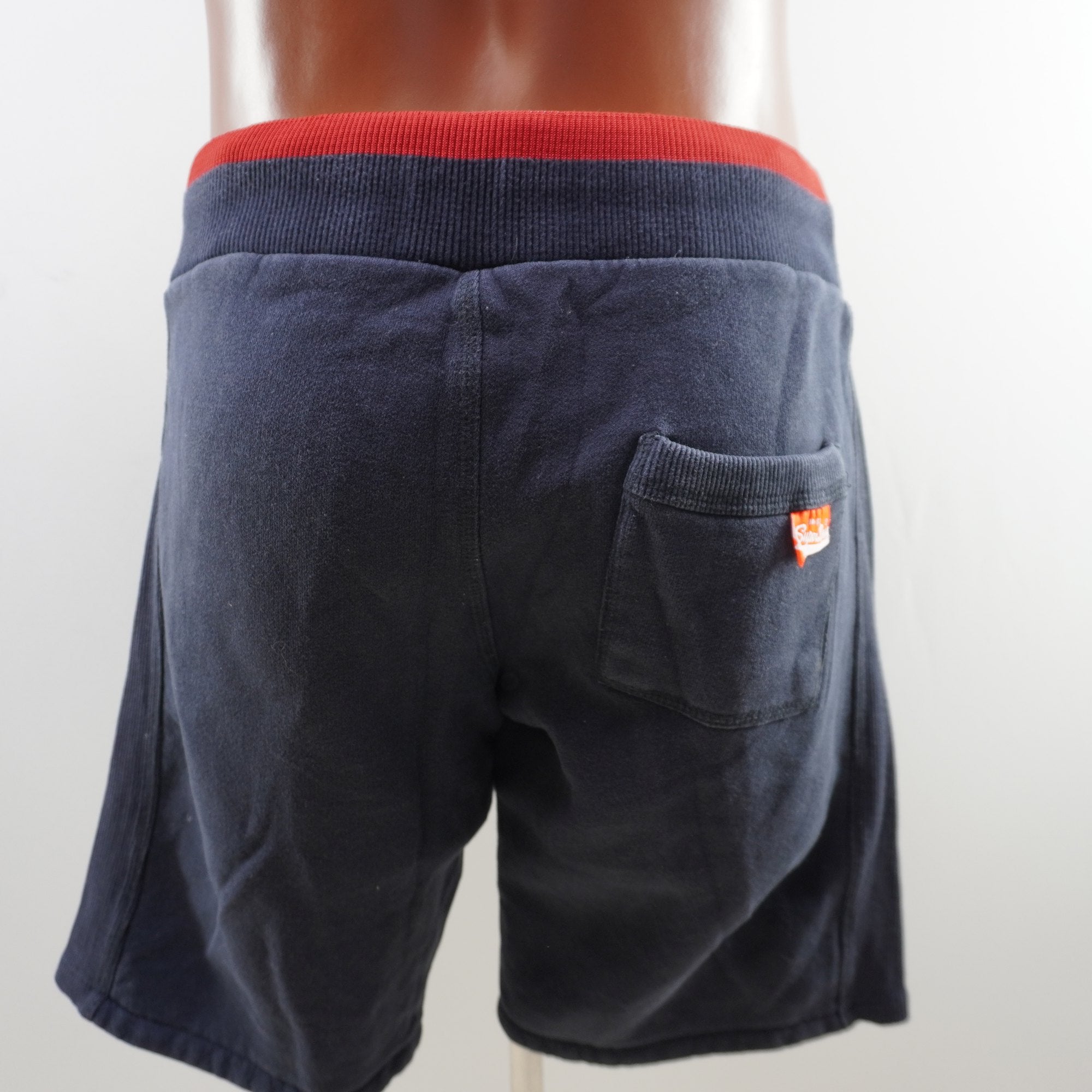 Bermudas Superdry para Hombre Usadas - Azul Marino, S