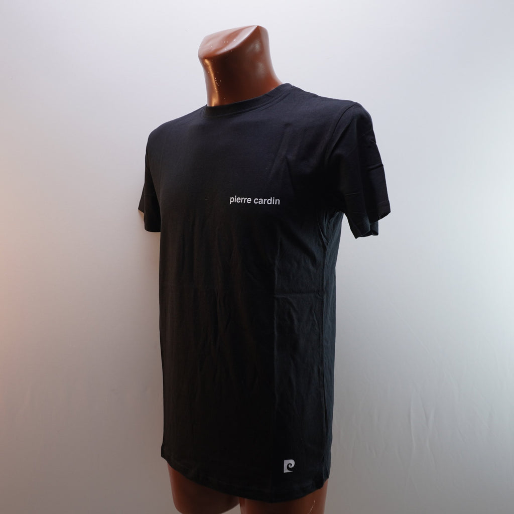 Camiseta de Manga Corta Pierre Cardin para Hombre Usada - Negra, M
