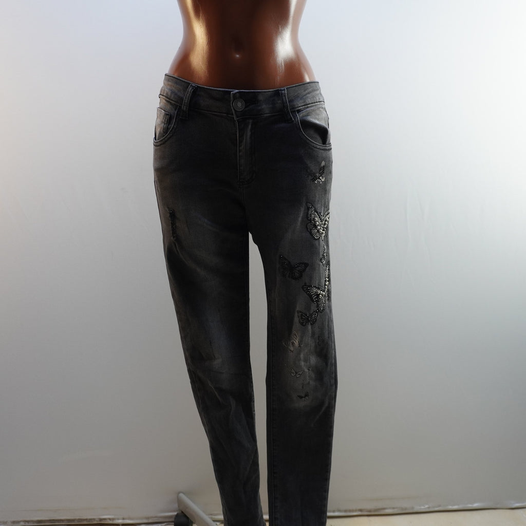 Vaqueros Italian Style para Mujer Usados - Negros, M