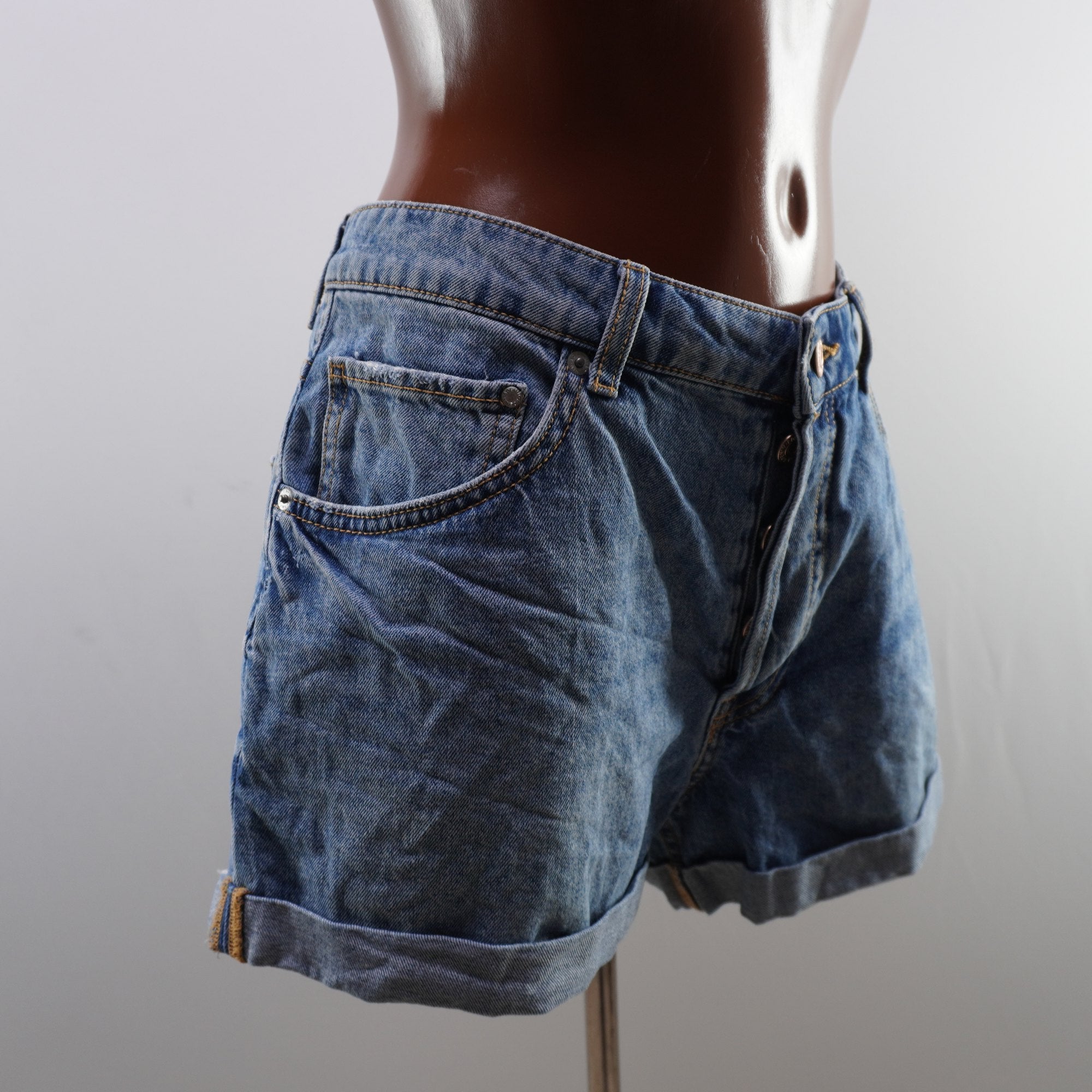 Pantalones Cortos Vaqueros para Mujer - Azul, L - Usados en Muy Buen Estado