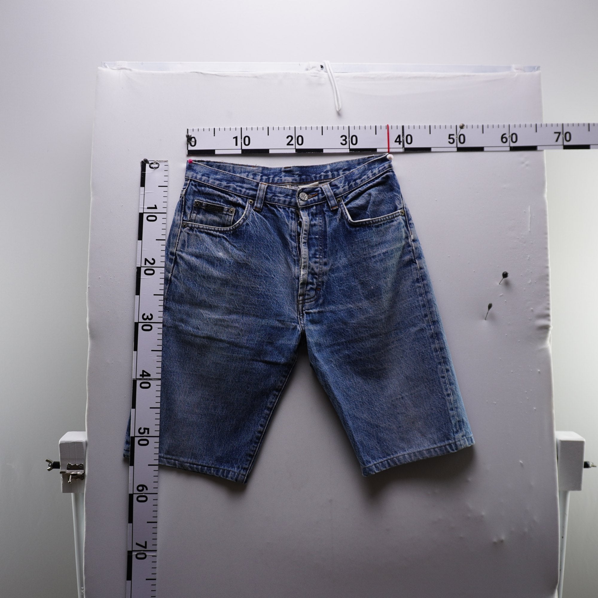 Pantalones Cortos Vaqueros Calvin Klein para Hombre Usados - Azul, S