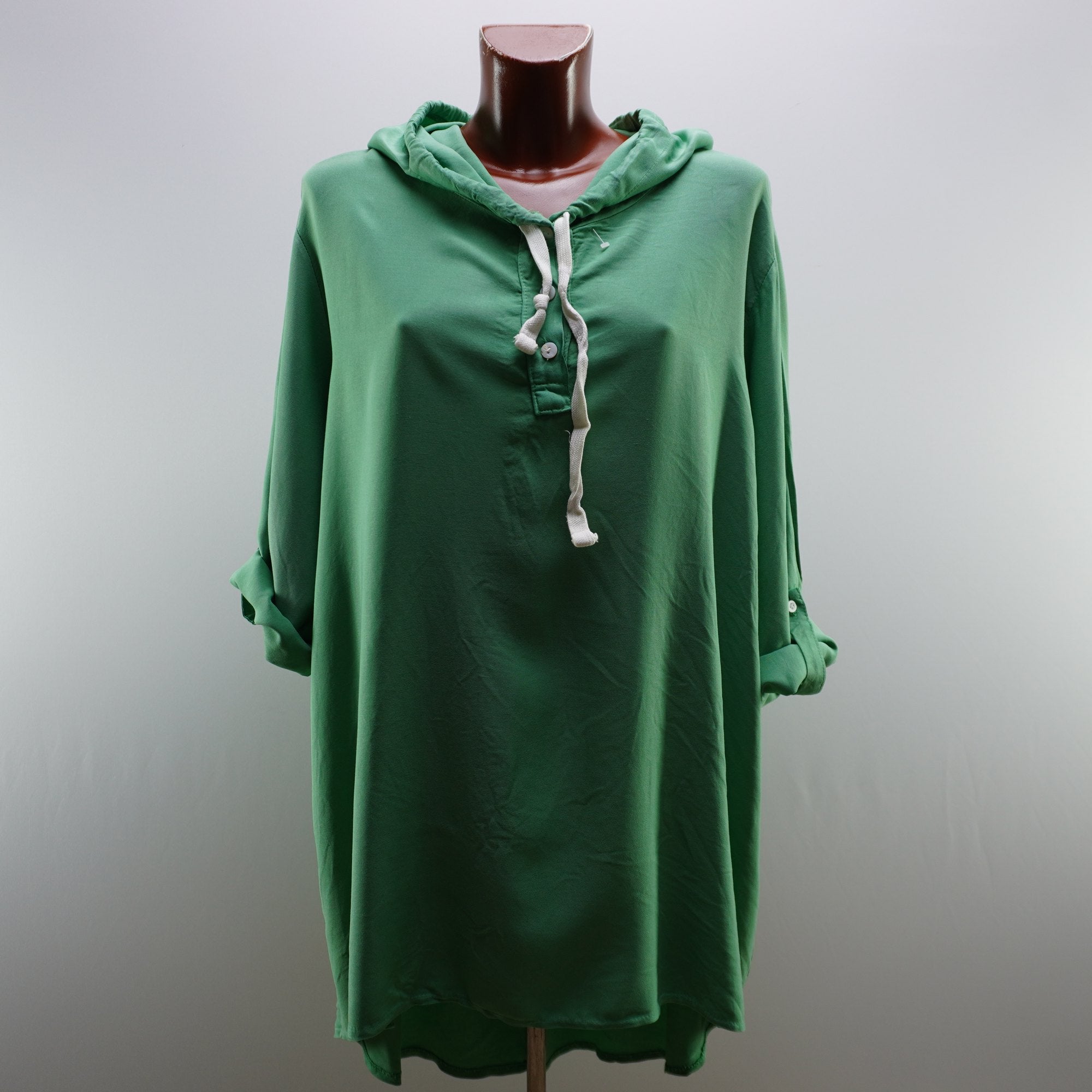 Camiseta de Manga Corta Italian Style para Mujer Usada - XXL, Algodón