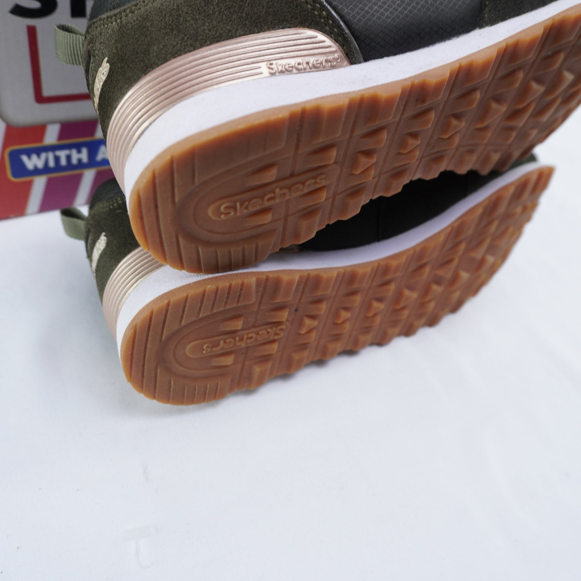 Zapatillas Skechers para Mujer Nuevas - Verde, Talla 38
