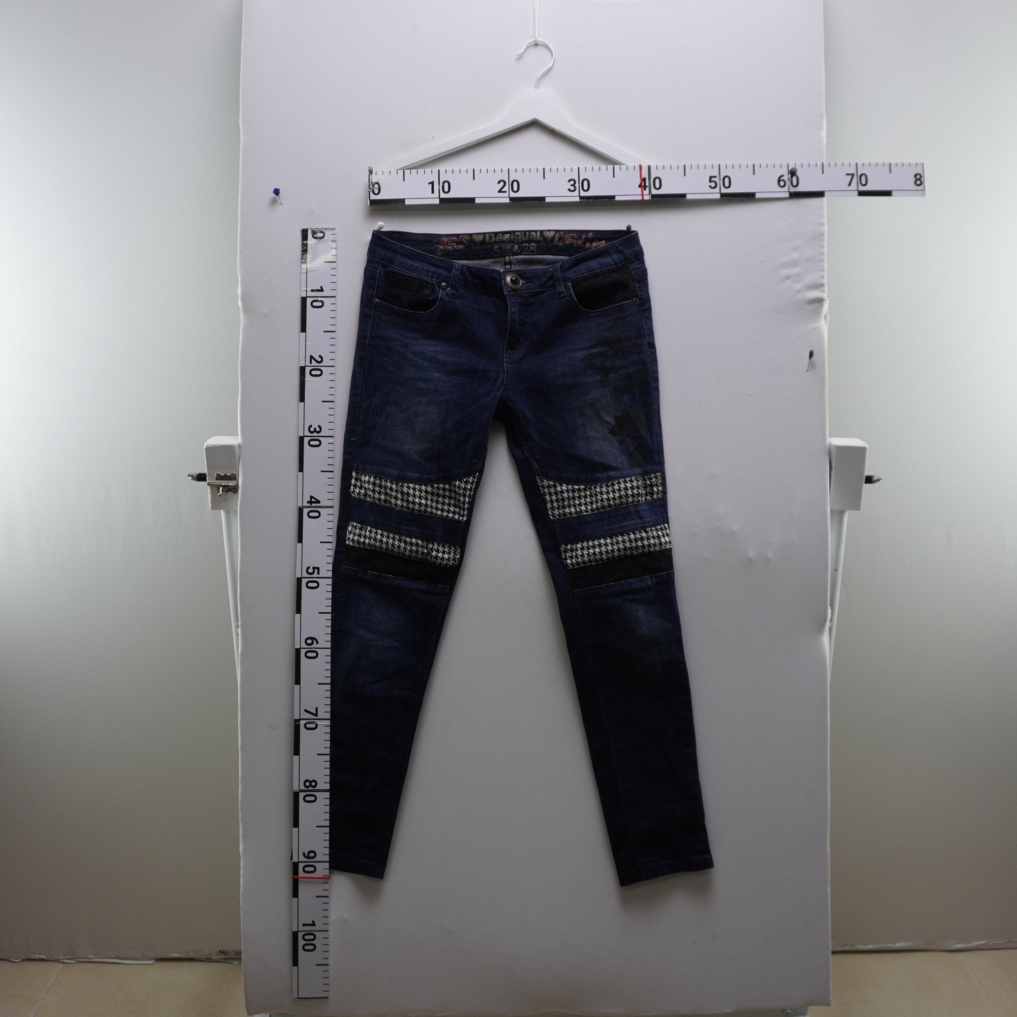 Vaqueros Desigual para Mujer Usados - Azul Marino, M