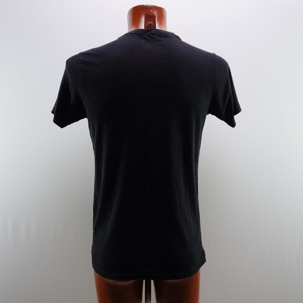 Camiseta de Manga Corta Pull & Bear para Hombre Usada - Negra, S