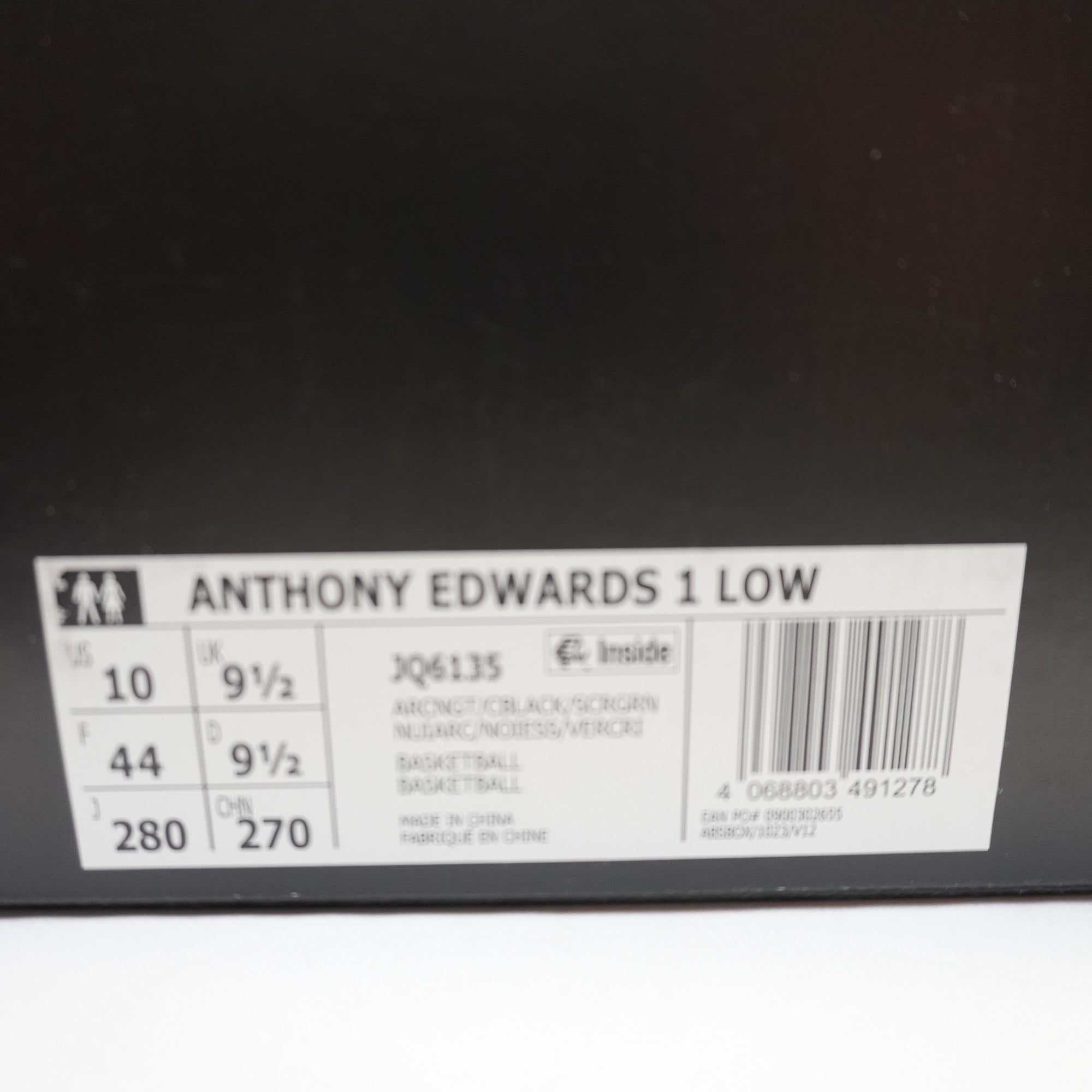 Zapatillas Adidas para Hombre Usadas - Negro, Talla 44