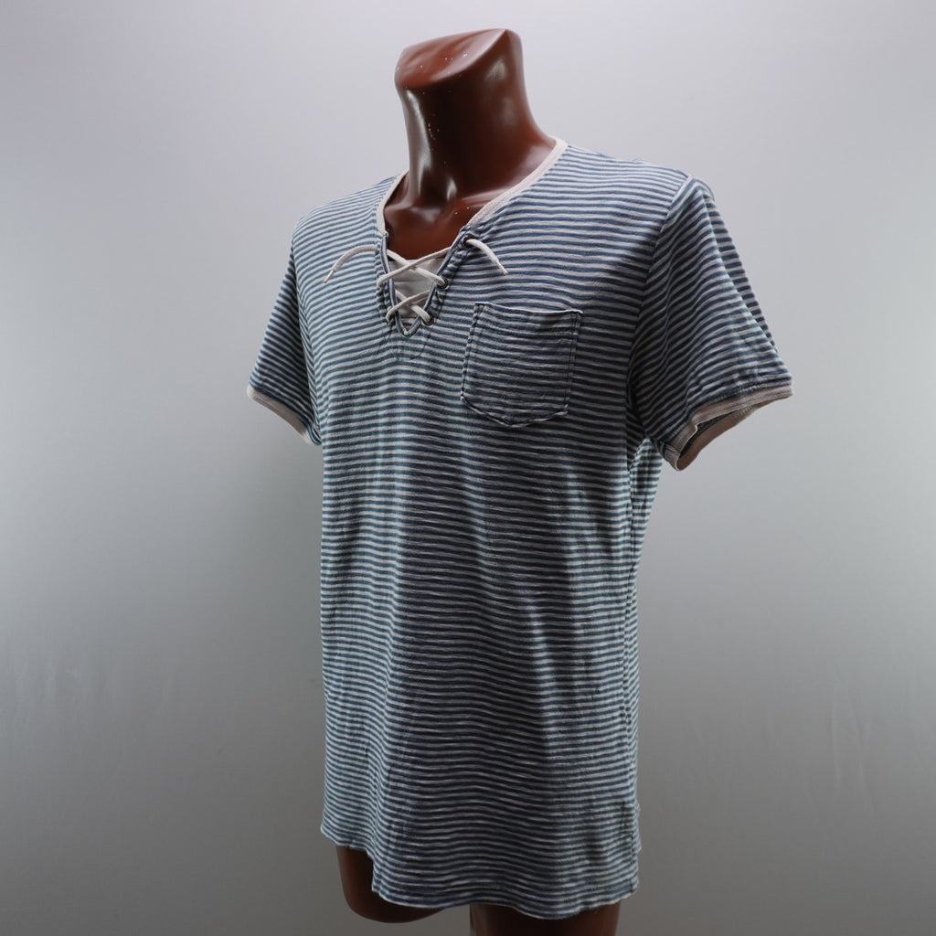 Camiseta de Manga Corta Apparel para Hombre Usada - Azul, L