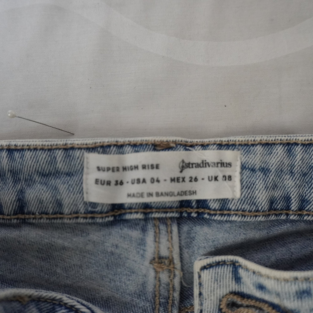 Pantalones Cortos Vaqueros Stradivarius para Mujer Usados - Azul, S