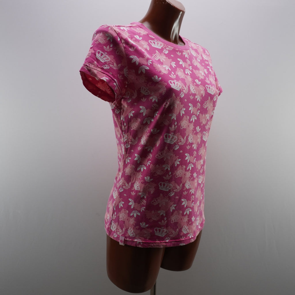 Camiseta de Manga Corta Adidas para Mujer - Rosa, XL (Usada, Muy Buen Estado)