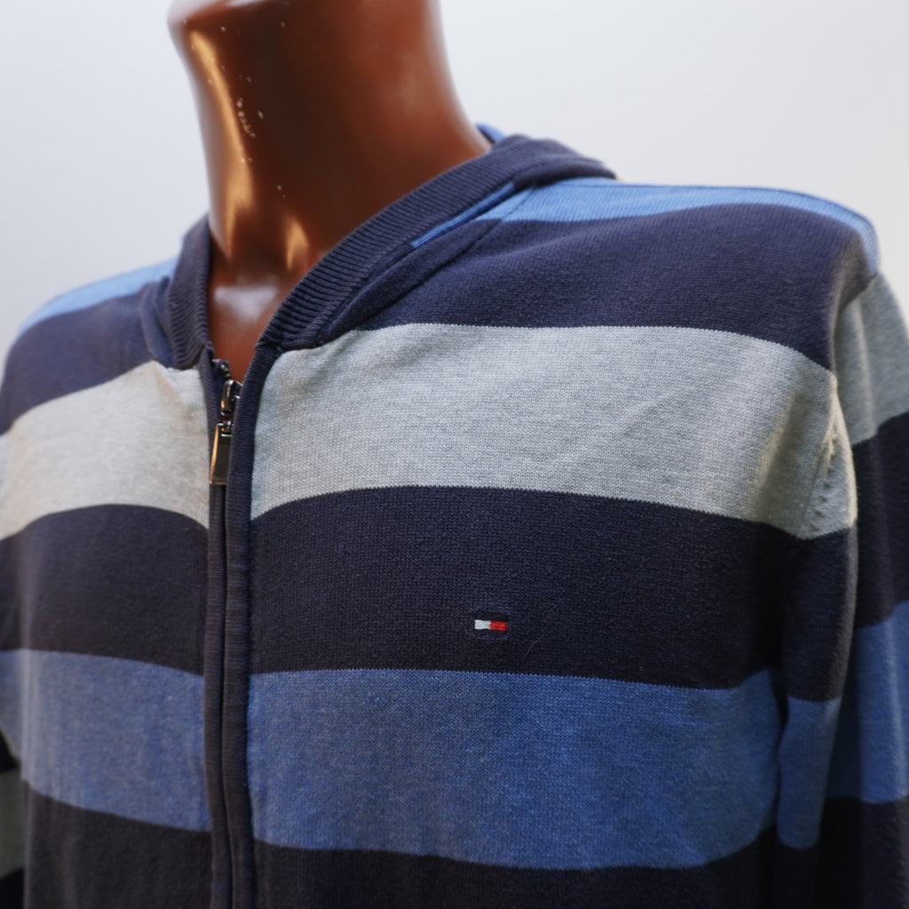 Sudadera con Capucha Tommy Hilfiger para Hombre Usada - Azul Marino, XL