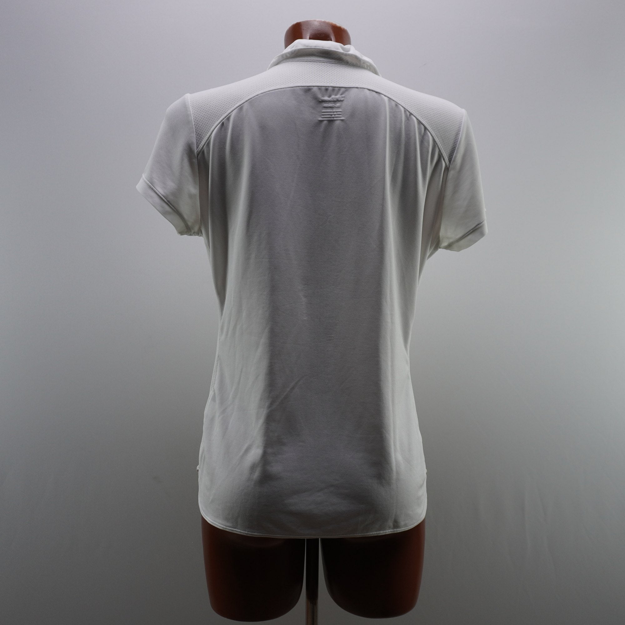 Camiseta de Manga Corta Wilson para Mujer - Blanco, XL, Usada en Muy Buen Estado