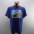 Camiseta de Manga Corta Converse para Hombre Usada - Azul, XL