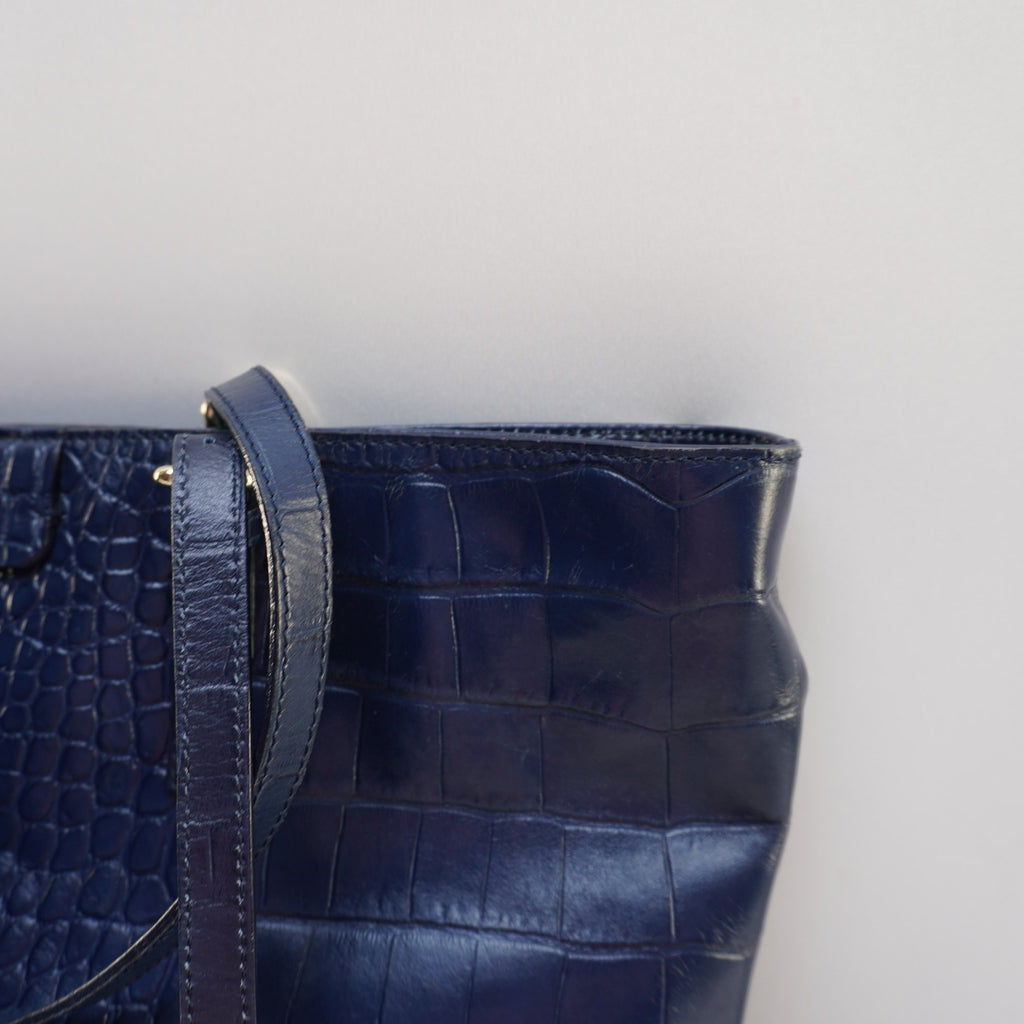 Bolso Baguette Guess para Mujer Usado - Azul Marino