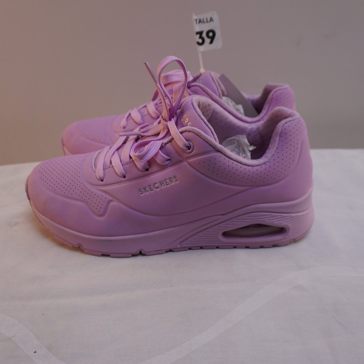 Zapatillas Skechers para Mujer Usadas - Púrpura, Talla 39