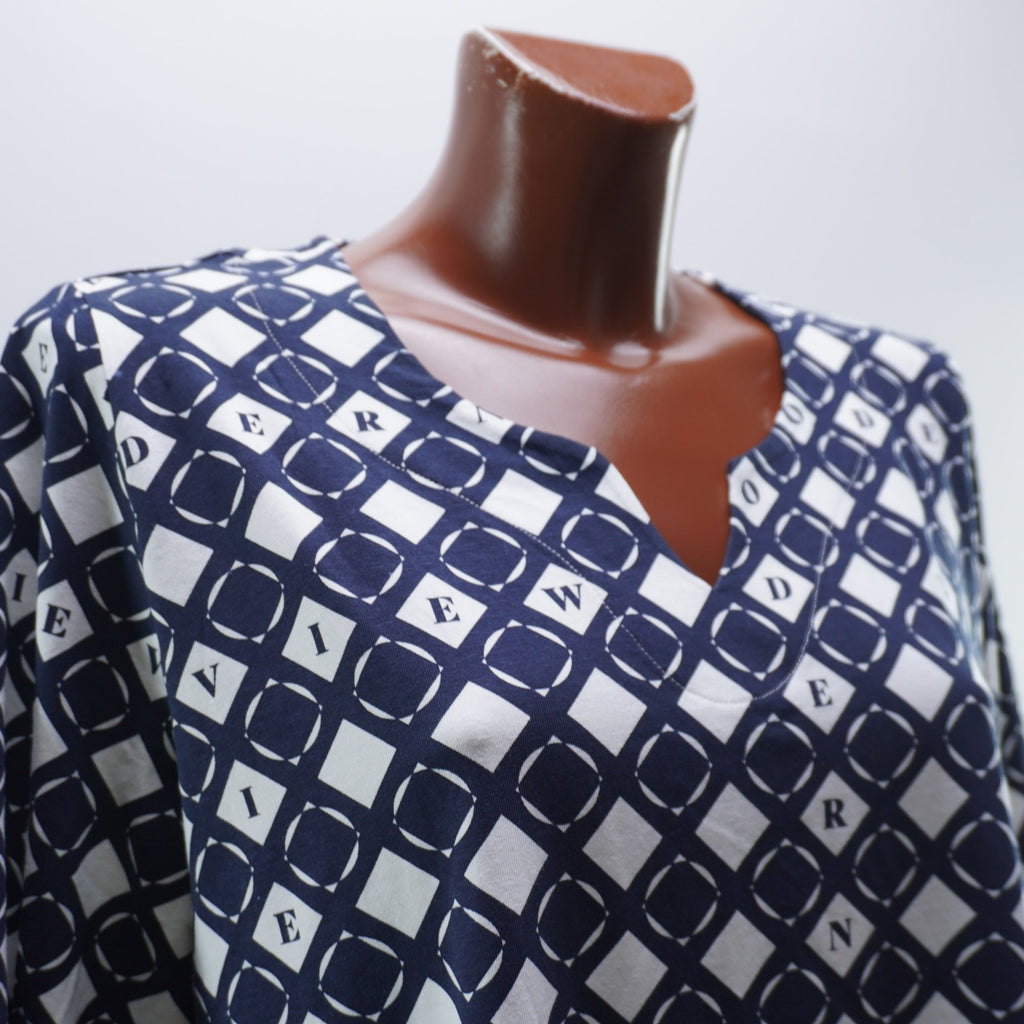 Camiseta Ulla Popken para Mujer Usada - Azul Marino, XXXL