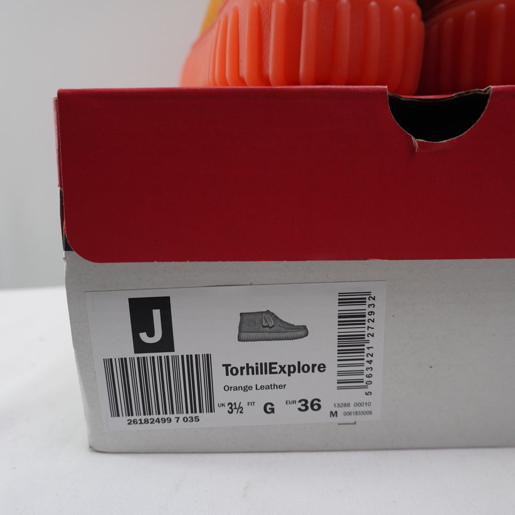 Zapatillas Clarks para Mujer Usadas - Naranja, Talla 36
