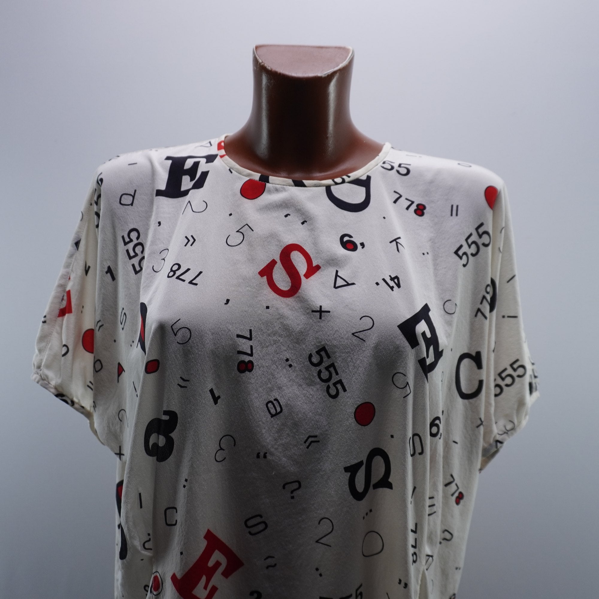 Camiseta de Manga Corta Escada para Mujer Usada - Blanco, L
