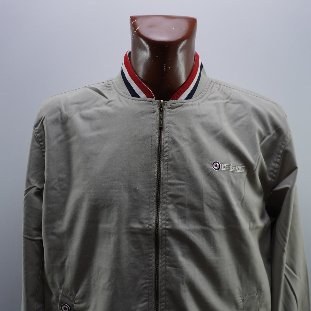 Chaqueta Bomber Lambretta para Hombre Usada - Beige, XL