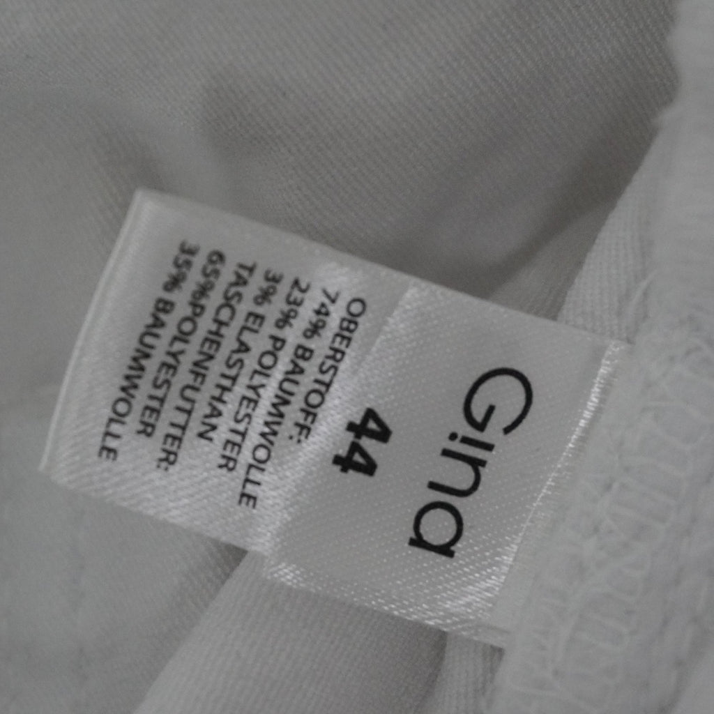 Pantalones Cortos Vaqueros Gina para Mujer Usados - Blanco, XXL