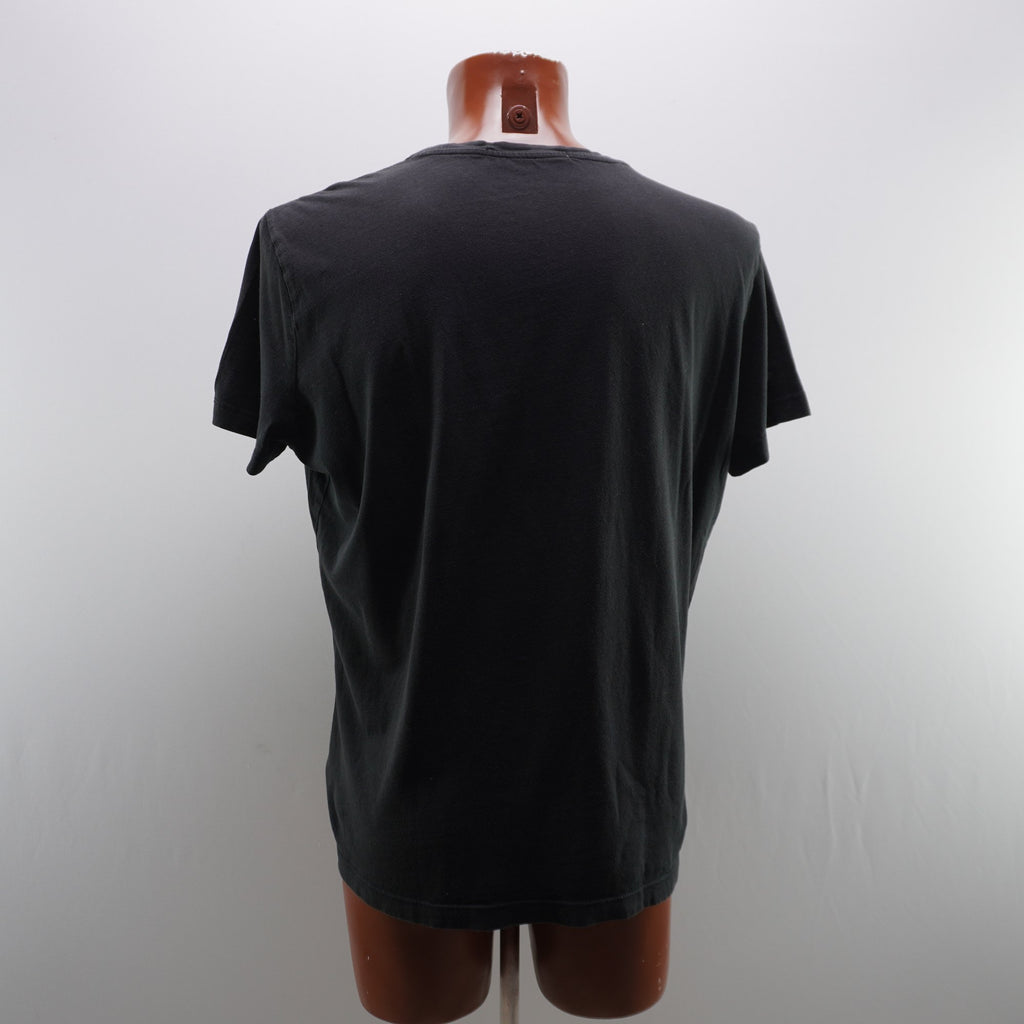 Camiseta de Manga Corta Calvin Klein para Mujer Usada - Negra, XL