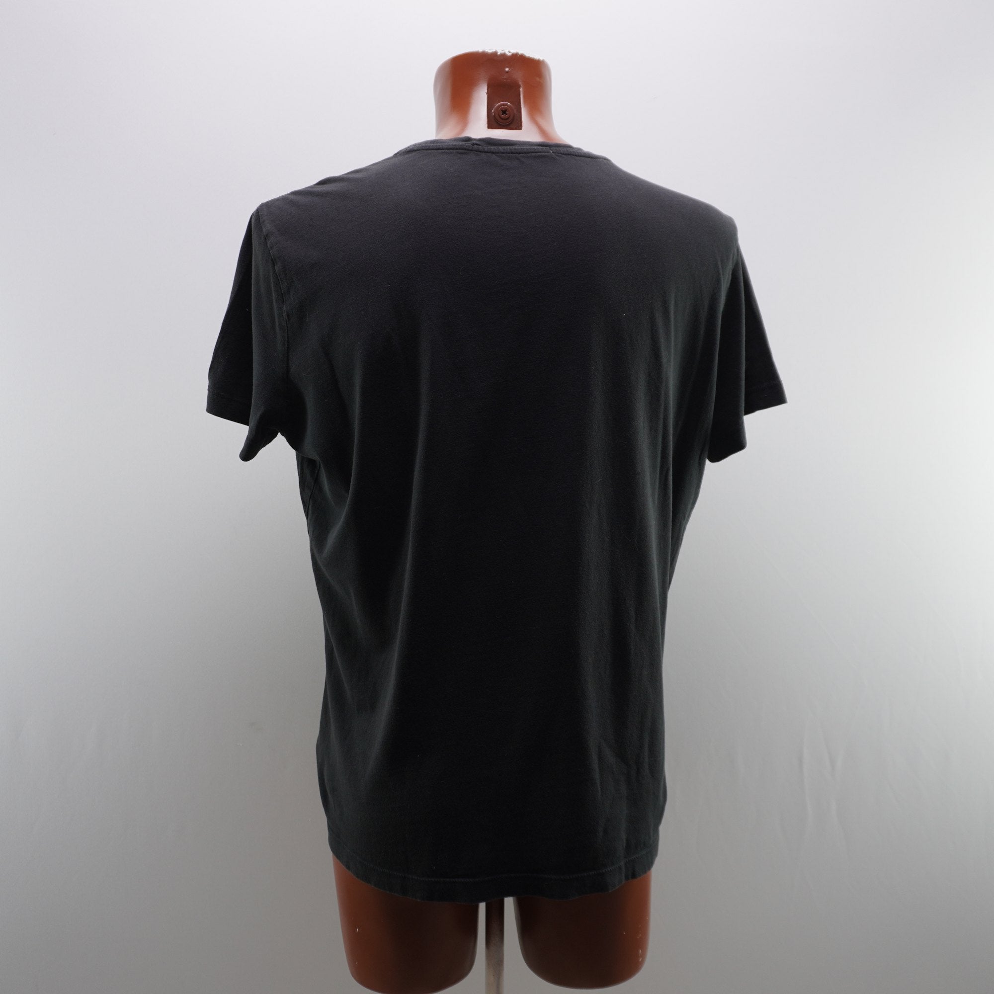 Camiseta de Manga Corta Calvin Klein para Mujer Usada - Negra, XL