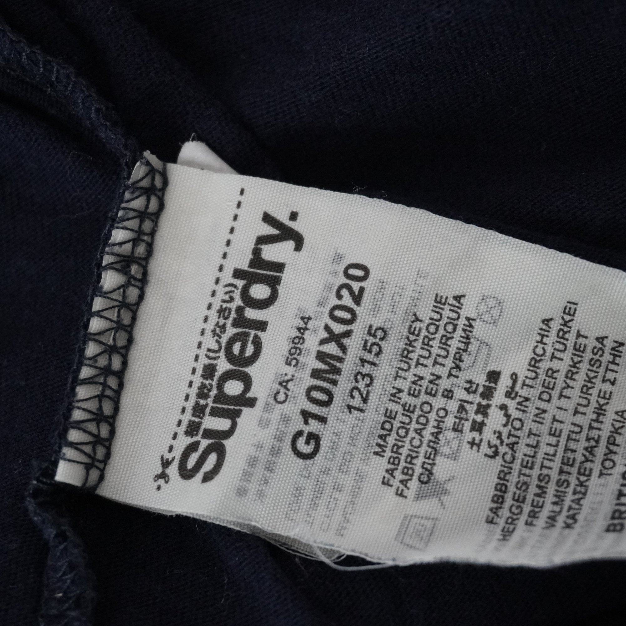 Camiseta Superdry para Mujer Usada - Azul Marino, M