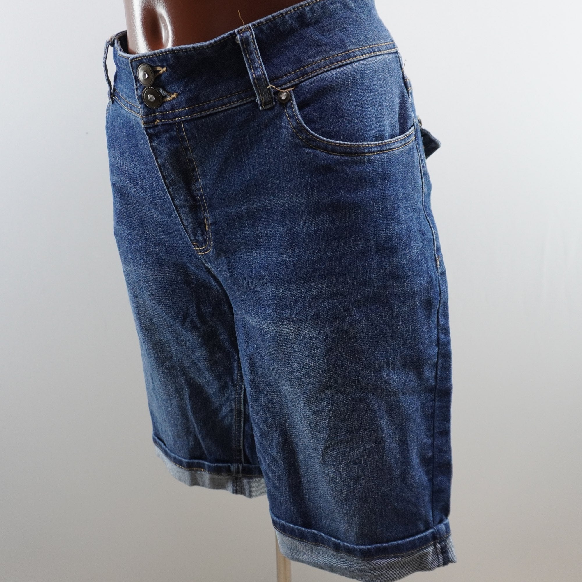 Pantalones Cortos Vaqueros Bodyflirt para Mujer Usados - Azul, XXL
