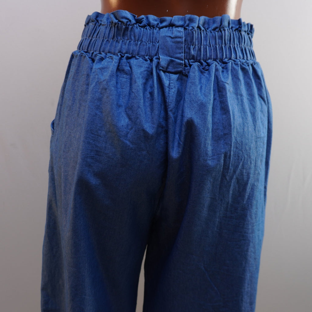Pantalones Cortos STF para Mujer Usados - Azul, XL