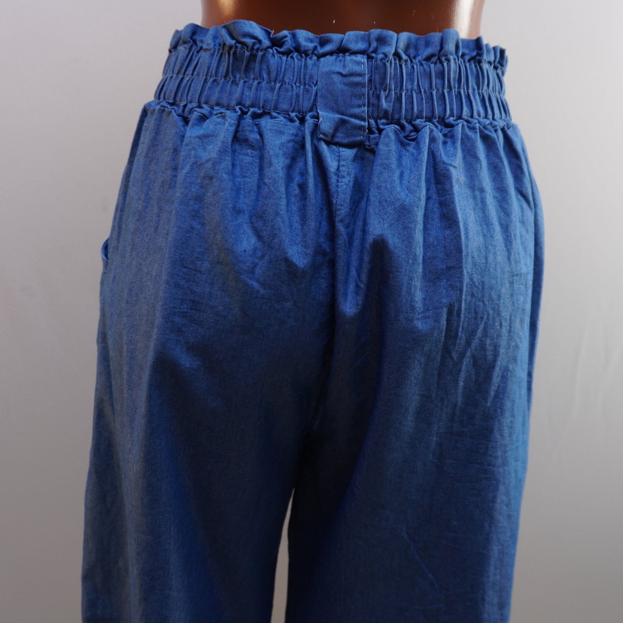Pantalones Cortos STF para Mujer Usados - Azul, XL